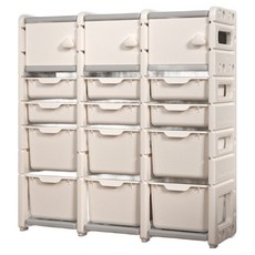 lilikoko 哩哩摳摳 1號收納架, 5層, 組合7 暮雲灰