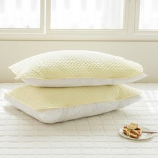 The Zari Creamy系列 空氣清洗絎縫鬆緊帶枕巾