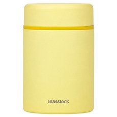 Glasslock 格拉氏洛克 素色保溫粥桶, 1個, 檸檬雪酪, 400ml