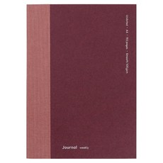 페이퍼리안 에피소드 A6 위클리 저널 만년형, 베리, 1개
