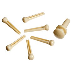 D'Addario 吉他琴橋弦釘組 IVORY PWPS11, 1套