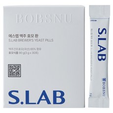 BOBSNU S-Lab 啤酒酵母丸 30入, 1個, 90g