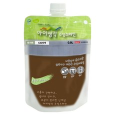 아이생각 수성 스테인 IS-06, 1개, 0.9L, 도토리