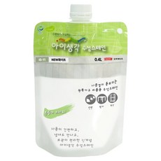 아이생각 수성 스테인 뉴화이트색 0.4L IS-11, 1개