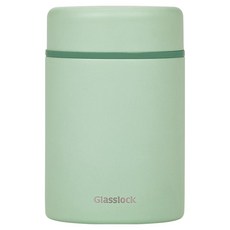 Glasslock 格拉氏洛克 素色保溫粥桶, 1個, 靜謐綠, 400ml