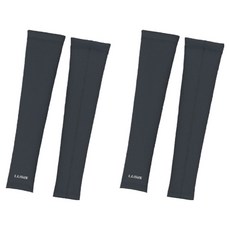 LUDIS 男女通用戶外透氣抗UV涼感袖套組 手腕型 LUPDUA01, 2個, 灰色