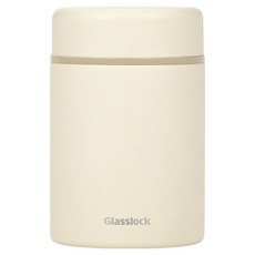 Glasslock 格拉氏洛克 素色保溫粥桶, 1個, 米色, 400ml