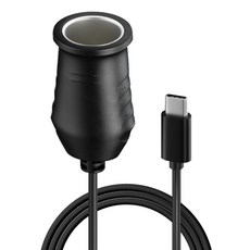 Kamera 佳美能 36W 12V 3A Type-C公轉點菸器母 PD誘騙線 1m, 1條