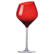 American Road不對稱線條經典美容香檳酒杯 紅色 HR2019, 1個, 560ml