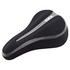 Dream-it 長途騎行自行車座墊套 凝膠緩衝墊, 黑色, 1個