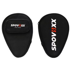 SPOVIIXX 桌球拍套, 2個, 黑色