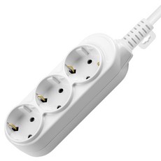 대한이라이트 W라이트 10A 멀티 콘센트 3구 DHM-G3C, 1.5m, 화이트, 1개