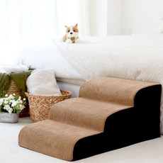 뽀몽 강아지 3단 계단, 커피브라운, 1개