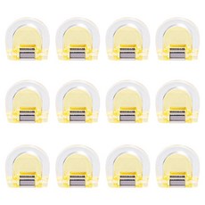 Mungudam 多功能半月夾 折疊式D型夾 05 黃色, 小, 1個, 12入