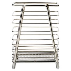 不鏽鋼細網餐具架, 鋼灰, 1個