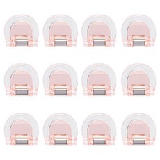 Mungudam 多功能半月形折疊式D型夾 03 紅色, 小, 1個, 12入