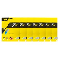 탄 배드민턴 스트링 TANK7, 형광옐로우, 7개