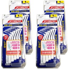 DENTALPRO JACKS 齒間刷 L型 1號 SSS, 0.7mm, 10支, 4組