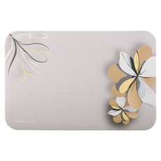 rubber anne 軟式珪藻土吸水地墊 風韻之境, 淡灰色