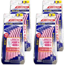 DENTALPRO L型齒間刷 0號 4S, 4組, 0.6mm, 10支