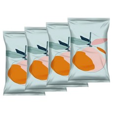 iRoom 免抽氣兩用壓縮收納袋 果繪款 平面, 1組, 4個