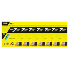탄 배드민턴 스트링 TANK7, 레인보우, 7개