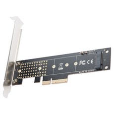 Coms 商場 PCI Express 轉換器 M.2 NVME SSD KEY M 轉 PCI-E 4x 轉接卡 導熱墊 PC 支架 SW570, 1個