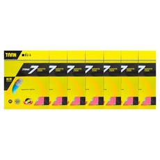 탄 배드민턴 스트링 TANK7, 핑크, 7개