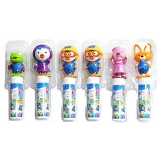 Taeyang Life Health 키움비타 維他命糖果 幼兒學步 Pororo 20g x 2p + Crong 20g + Petty 20g + Loopy 20g + Eddy 20g 套組, 1套, 水蜜桃口味