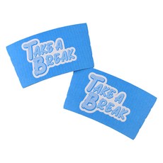 Inp 92口徑 Take Break 藍色杯套, 1個, 100入