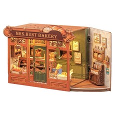 Daehotoys 亨氏太太麵包店袖珍屋DIY套組, 1套, 混合顏色