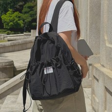 D.LAB 女款Emporer後背包, 黑色