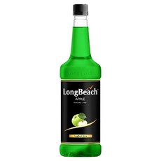 롱비치 과일 사과 카페 슈가 설탕 시럽, 1개, 740ml