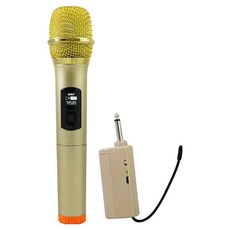 Osaki 大崎 專業級高端UHF無線麥克風 一對一, VHF-01/U, 金色