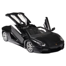 Maisto 1:24 藍寶堅尼 Aventador Roadster 合金模型 LP 700-4, 黑色, 1個