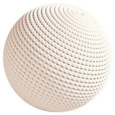 Ants 貓咪圓形抓板球玩具 12cm, 1個, 白色