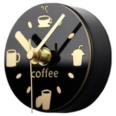 小麥購物 冰箱磁吸迷你時鐘 L499, 黑色