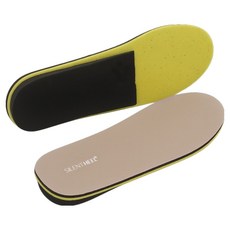 SilentHeel 舒適腳感四重氣墊親膚布料鞋墊 雙腳穿戴組 1.5cm