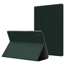 지에스비케이스 갤럭시탭 마그네틱 자석 북커버 슬림 케이스, 미드나잇그린, 1개