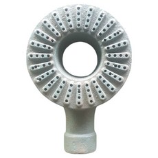 環形燃燒器 120 x 170 x 60 mm, 灰色, 1個