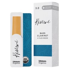 D'Addario Organic Reserve 低音單簧管簧片 法式切工 3.0, 5個