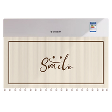 Welot 設計款壁掛式冷氣擋風簾 微笑 100 x 50 cm, 單一商品