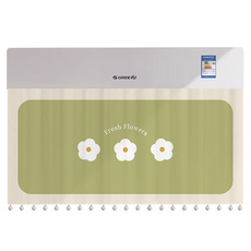 Wellot 設計款壁掛式冷氣擋風簾 雛菊 100 x 50 cm, 單一商品