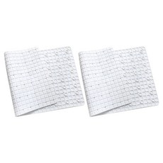 新錸家居 TPE浴室防滑墊/可拼接真空吸盤地墊, 1組, 簡約白