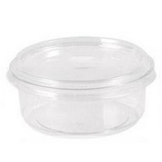 레드캣 요거트 원형 티라미스 보틀 케이크 PET 용기 240ml, 투명, 50개 투명, 50개