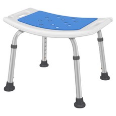 Rosithera 老人孕婦用高度可調式沐浴椅 57 x 34 x 11 cm + 坐墊組, 1套, 白色(椅子)