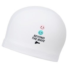 renoma 成人微笑PU泳帽 RO-RC2F006, 1個, 白色