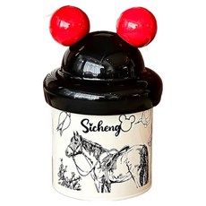 KODACHIEF 인테리어 보관 재떨이 9 x 14 cm, 레드 볼, 1개