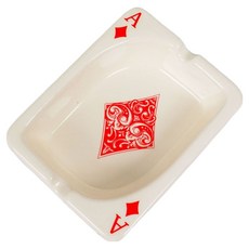 KODACHIEF 거실 세라믹 트레이 재떨이 12.6 x 9.7 x 3.6 cm, 다이아 A, 1개