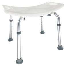 로시테라 노인 임산부 높이조절 목욕 의자 57 x 34 x 11 cm, 흰색, 1개